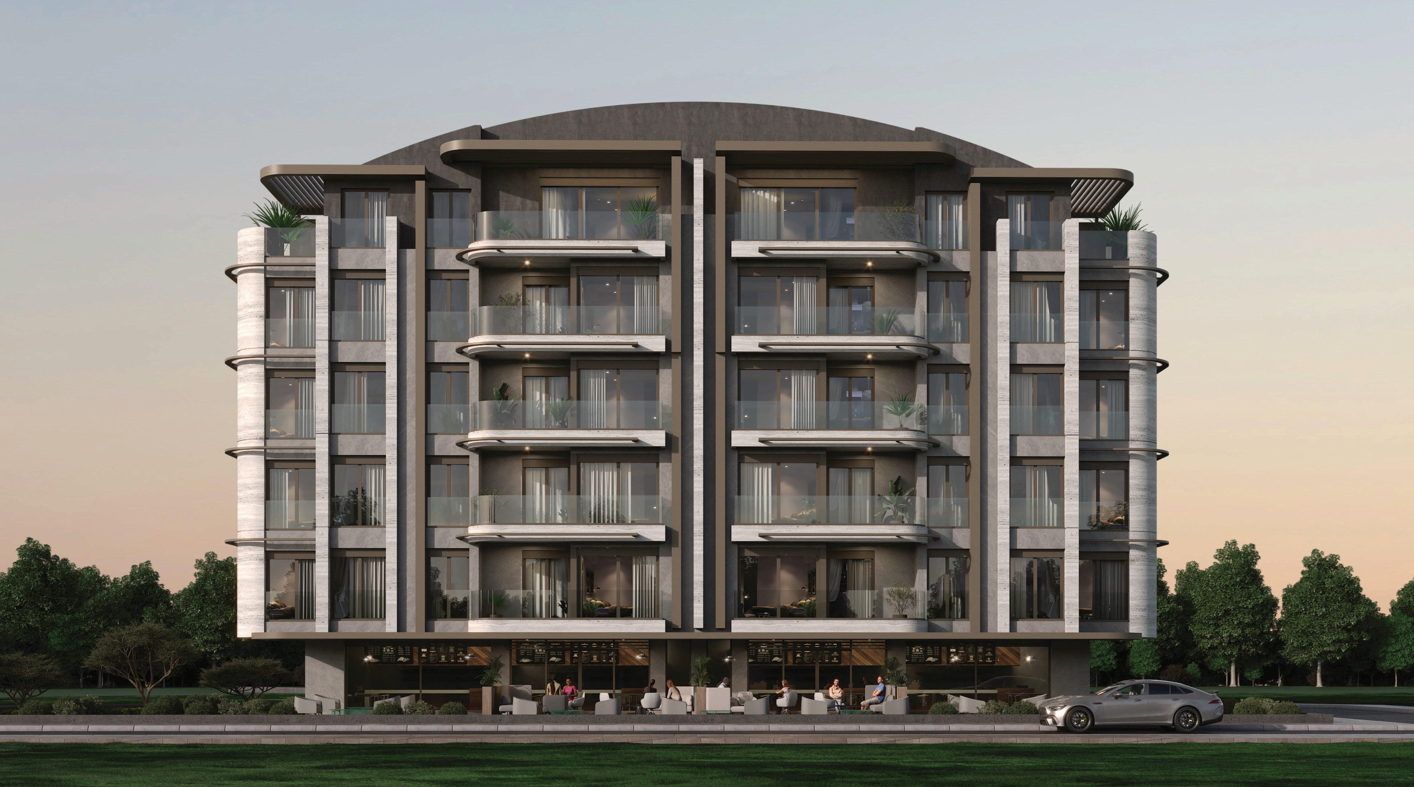 LE MARİN Konyaaltı konut proje dış mekan görseli